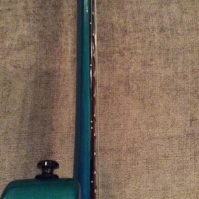 2001 Squier Stagemaster Deluxe V4 Emerald Green Metallic image 4