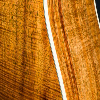 Martin D-41 Custom Premium Flamed Koa and Adirondack Spruce Amber Burst with Paua Pearl NEW image 18