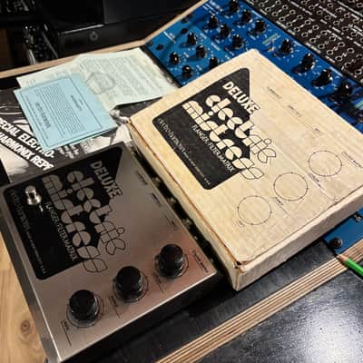 Impossibly Clean Electro-Harmonix Deluxe Electric Mistress V1 with original Box, paperwork and Reticon SAD1024A chip!!! image 14