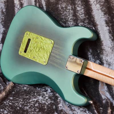 GB Liuteria Traditional Strato VegaTrem - strat style – Tamo Green image 12