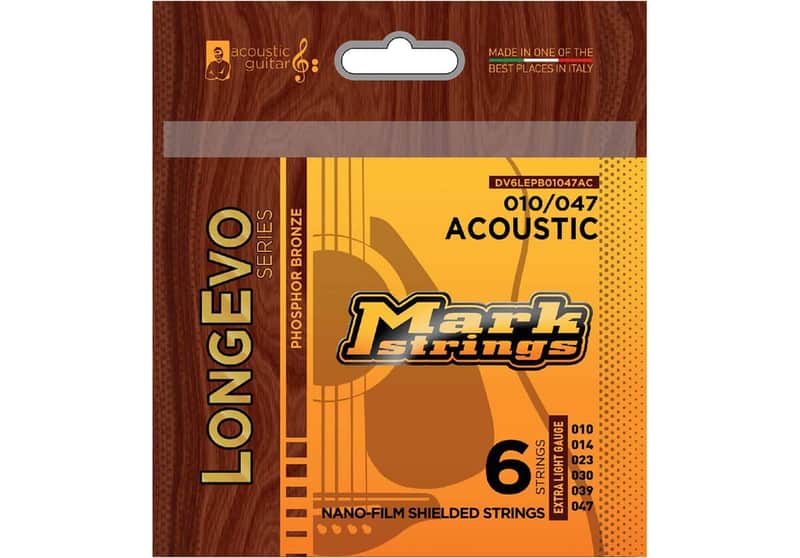 Markbass DV6LEPB01047AC LongEvo Acoustic Phosphor Bronze 10-47 010 014 023 030 039 047 image 1