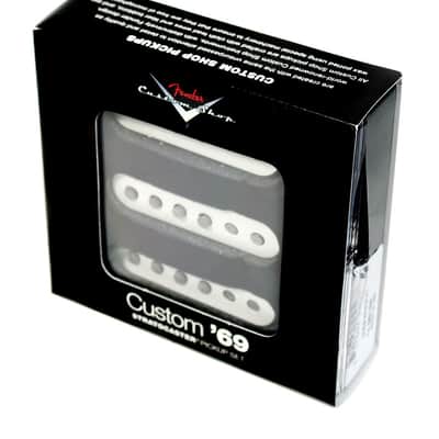 Genuine Fender Custom Shop '69 Stratocaster Pickups Set - White - 099-2114-000 image 1