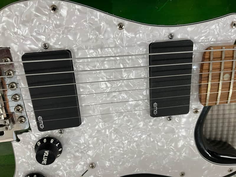 EMG Kirk Hammett HH 81 strat set - Black loaded pickguard image 1