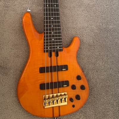 Yamaha TRB6P - Orange with Strap Locks image 2