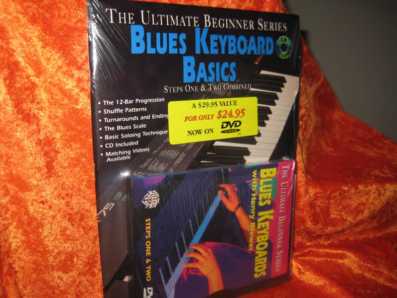 Ultimate Beginner Series Blues Keyboard Basics Book w/ DVD from Warner Bros. image 1