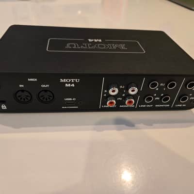 MOTU M4 USB-C Audio Interface 2019 - Present - Black image 2