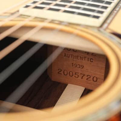 Martin 00042 Authentic 1939 Madagascar Rosewood Adirondack Spruce VTS 2016 image 12