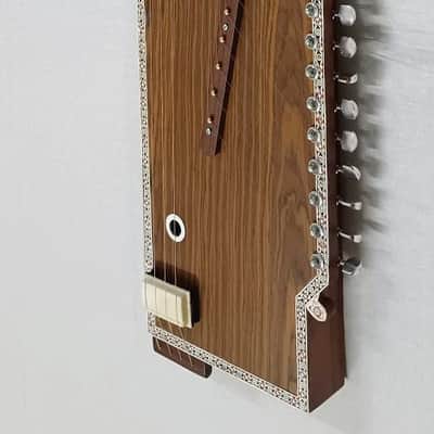 Shreeom Handicraft Tanmandal Indian Wooden 4 String Tambora/Tanpura & 15 String Surmandal Together, Easy to Tune Knobs, Comes with GigBag, Few Extra Strings image 1