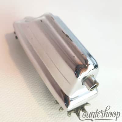 Rogers Beavertail Bass Drum Lug Chrome Dayton Powertone Hex/Star Vintage 60s USA image 1