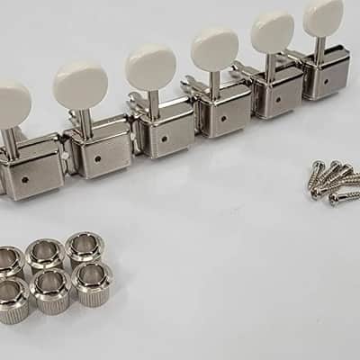 TK-0980-001 Gotoh 6-in-line Vintage Style Keys- set of 6 pcs<br>