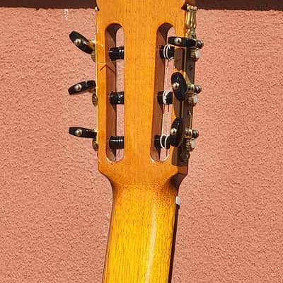 David Martinez Cabanillas Flamenco Guitar Cutaway Blanca with TWO Carlos Juan Amplification Systems!!! image 9