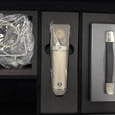 Neumann U 67 Set Large Diaphragm Multipattern Tube Condenser Microphone Reissue 2018 - Present - Nickel image 2