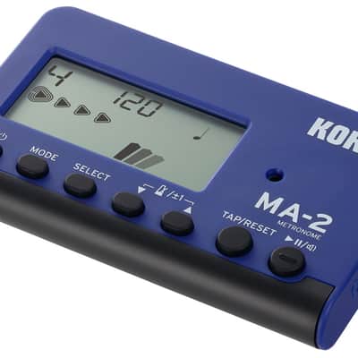 KORG MA-2 BL Digitales Metronom mit LCD-Nadelanzeige blau image 2