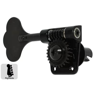 GOTOH GB528 Res-o-lite Bass Tuning Machines  Tuners - 4R - Black image 1