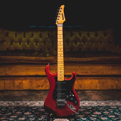 Kramer 1984 Pacer Deluxe Electric Guitar, Red w/ OHSC - Used image 3