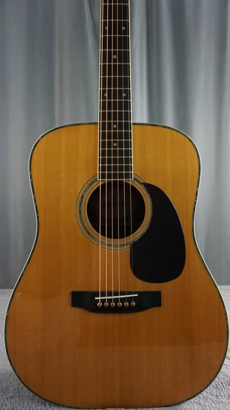 Morris W-35 Vintage MIJ Dreadnought Acoustic Guitar w/ Hard Case image 1