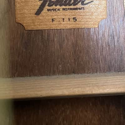 Fender F-115 1978 - Naturel image 2
