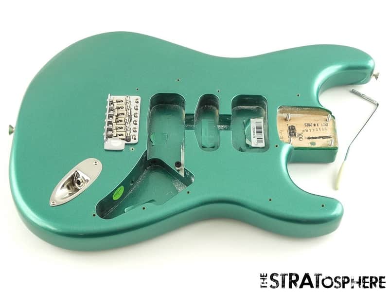 Fender American Professional Classic Strat BODY +HARDWARE, Faded Sherwood Green image 1
