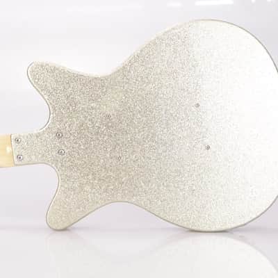 90s Danelectro '59 DC Long Scale 4-String Sparkle Bass Wendy & Lisa #37081 image 12