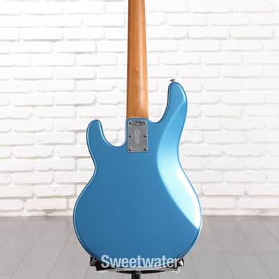 Sterling By Music Man StingRay RAYSS4 Electric Bass Guitar - Toluca Lake Blue (RaySS4TLBd2) image 5