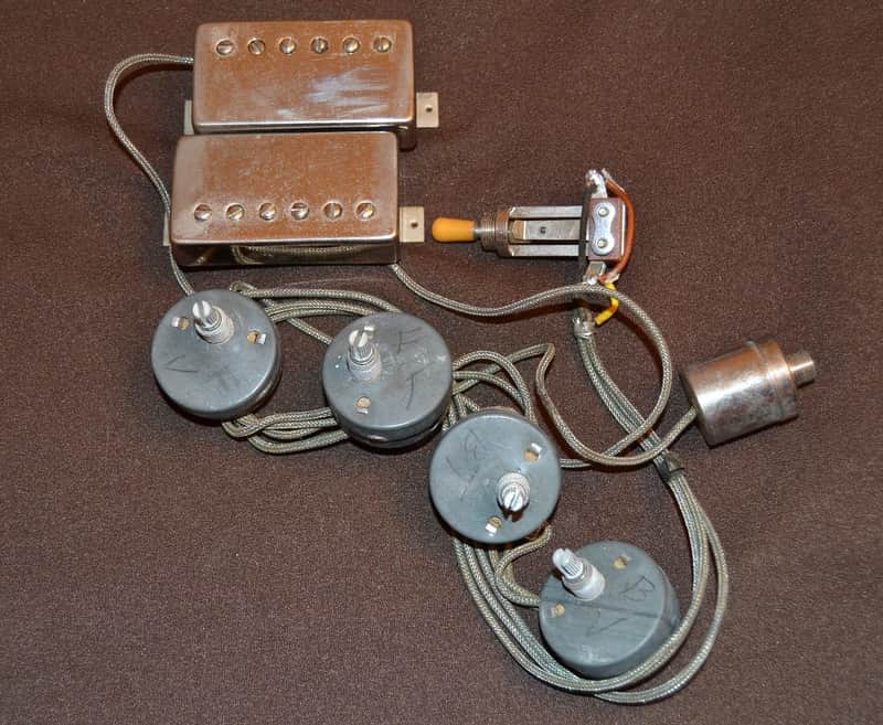 Gibson Gibson PAF Pickups, Pots, Switch, Jack, Wiring Harness 1959 image 1