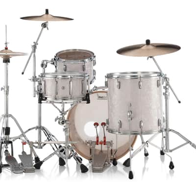Pearl PMX Professional Series 3-Piece Drum Shell Pack (22x16, 16x16, 12x8) White Marine Pearl image 3