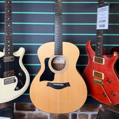Taylor 114e Grand Auditorium Satin Natural 2022 LH Electro-Acoustic Guitar image 2