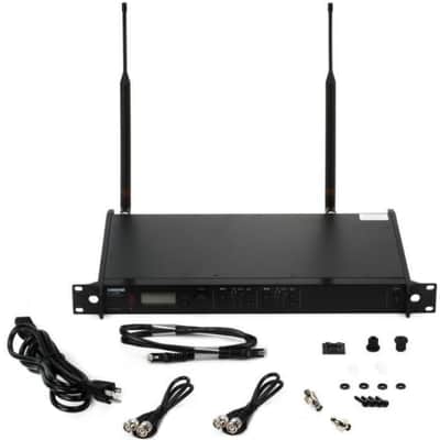 SHURE ULXD4D/SM58=-G57 Dual Channel / Dual Mic Rackmount Digital Dante Handheld  Wireless System image 7