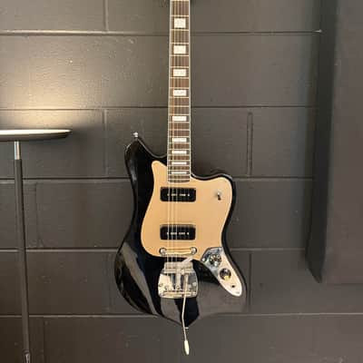 Eastwood Maverick 2018 - Custom - Black Nitro - Fralin P90's - Steel Master G/B Bender image 3