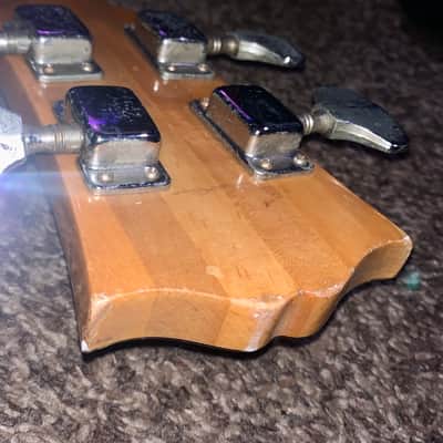 Vintage 1960’s Conrad acrylic electric Bass Guitar made in japan image 12