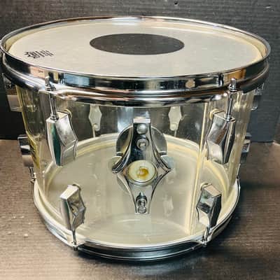 Fibes Crystalite Acrylic Clear 13”x 9” Rack Tom 70’s - Clear image 3