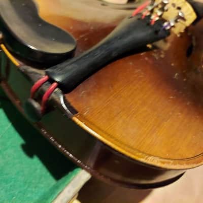 Lignatone Cremonensis sized 3/4 violin with case. Czechoslovakia. Very Good Cond image 11