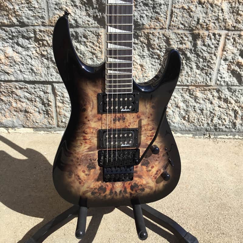 Jackson JS Series JS32 DKAP Dinky Archtop Transparent Blackburst image 1