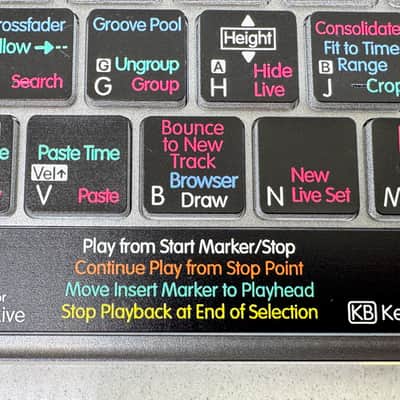KB Keyboards Backlit Pro Aluminum Keyboard for Ableton Live 12 – Mint Condition image 2