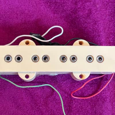 1970's DiMarzio Jazz Bass J PAF Patent Applied For Pickup Cream image 4