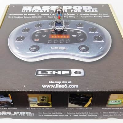 Line 6 Bass Pod XT Bass Amp Modeler Effects + Top Zustand+ OVP + 1,5 J Garantie image 3