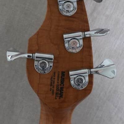 MusicMan Bongo 4 Bass | PDN Neptune Blue Roasted Neck Ltd Edition image 6