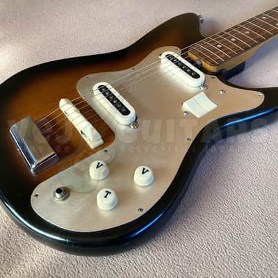 GUYATONE LG-55W 1960s SUNBURST VGC *CLEARANCE* image 8
