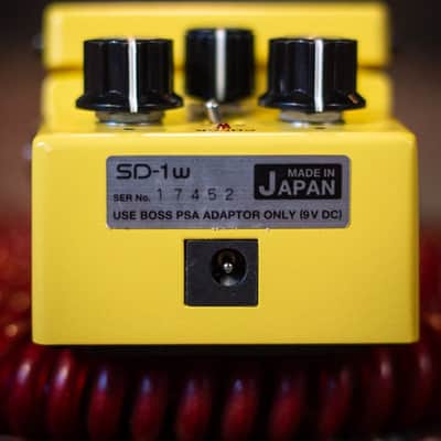 Boss SD-1w Super Overdrive Guitar Effects Pedal image 8