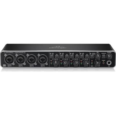 Behringer U-PHORIA UMC404HD USB Audio Interface, Audiophile 4x4, 24-Bit/192 kHz USB Audio/MIDI Interface with Midas Mic Preamplifiers  Bundle with 4x 25' XLR M to F Microphone Cables (5 Items) image 2