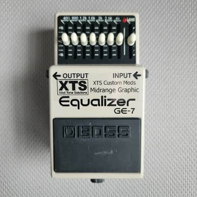 Boss GE-7 XTS Midrange Mod Xact Tone Solutions Modded Graphic Equalizer EQ image 2