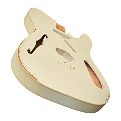 RELIC Vintage White Nitro Telecaster Thinline body image 4