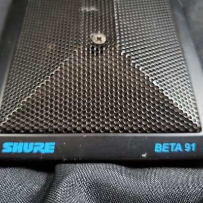 Vintage Shure BETA 91 Boundary Condenser Microphone - Black image 2