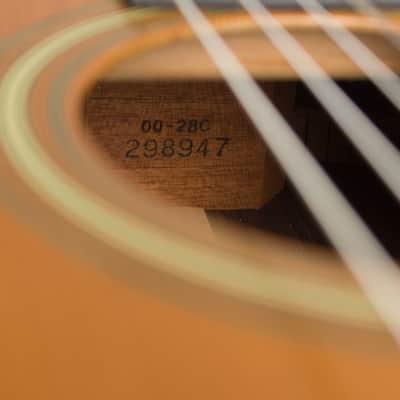 C. F. Martin  00-28C Classical Guitar (1972), ser. #298947, original molded blue plastic hard shell case. image 13
