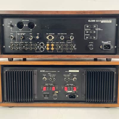 Luxman CL-350 & M-150 – Stereo Pre-Amplifier / Power Amplifier Set – Fully Recapped image 8