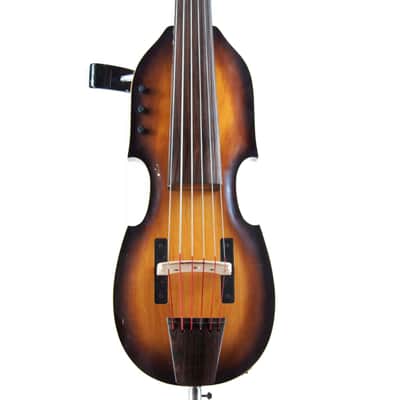 Jack Pimentel Electric Upright 6-String Bass Tobacco Burst image 1