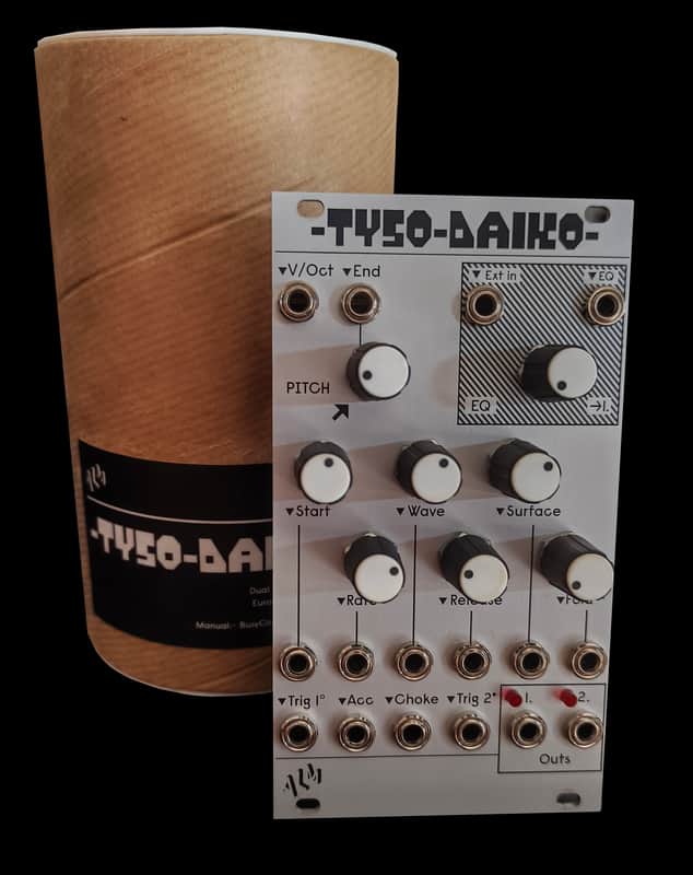 ALM/Busy Circuits ALM031 Tyso Daiko Drum Voice Eurorack Synth Module 2021 - Present - Silver image 1
