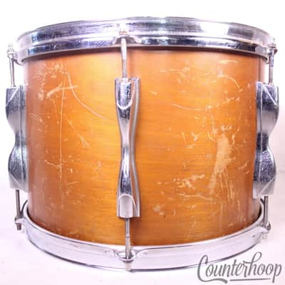 Yamaha 13x9" Recording Custom Natural 6Ply Birch Tom Drum 9000 Japan Vintage 80s image 7