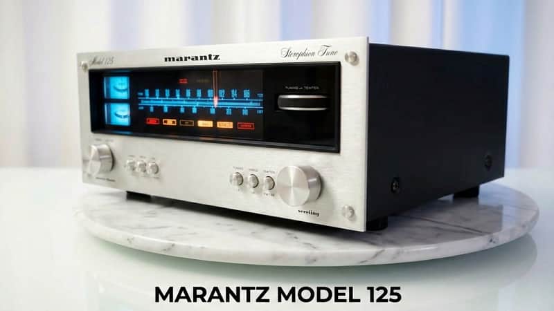 πΆβ¨ Marantz Model 125 Stereo Tuner β Blue LED Dial, Serviced, Cleaned, Strong Front Presentation, Bench Tested image 1