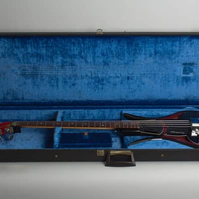 Ampeg  ASB-1 LEFT HANDED Electric Bass Guitar (1967), ser. #1121, original black hard shell case. image 10